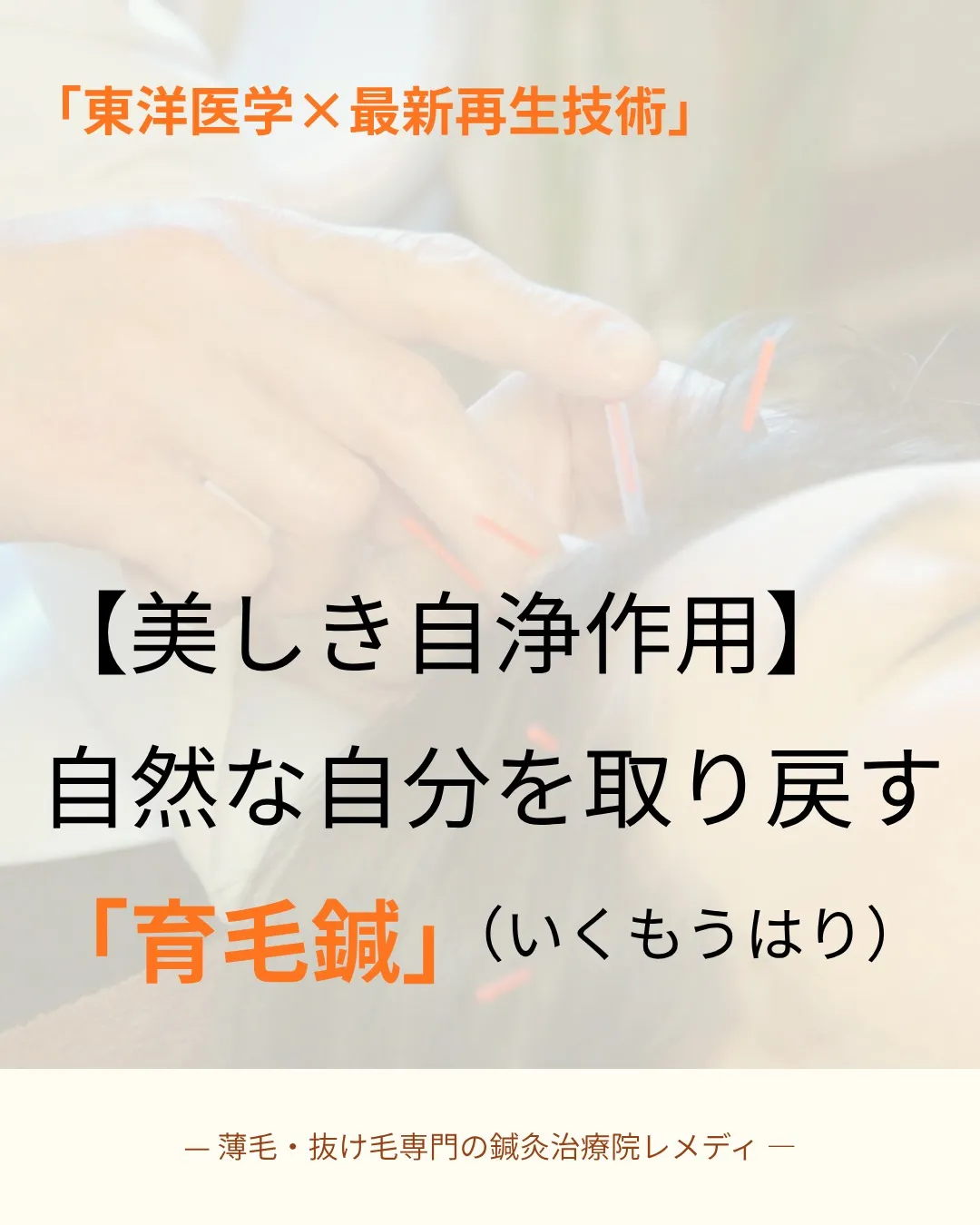 薬を使わない「自然な育毛」で考えたい方へ。