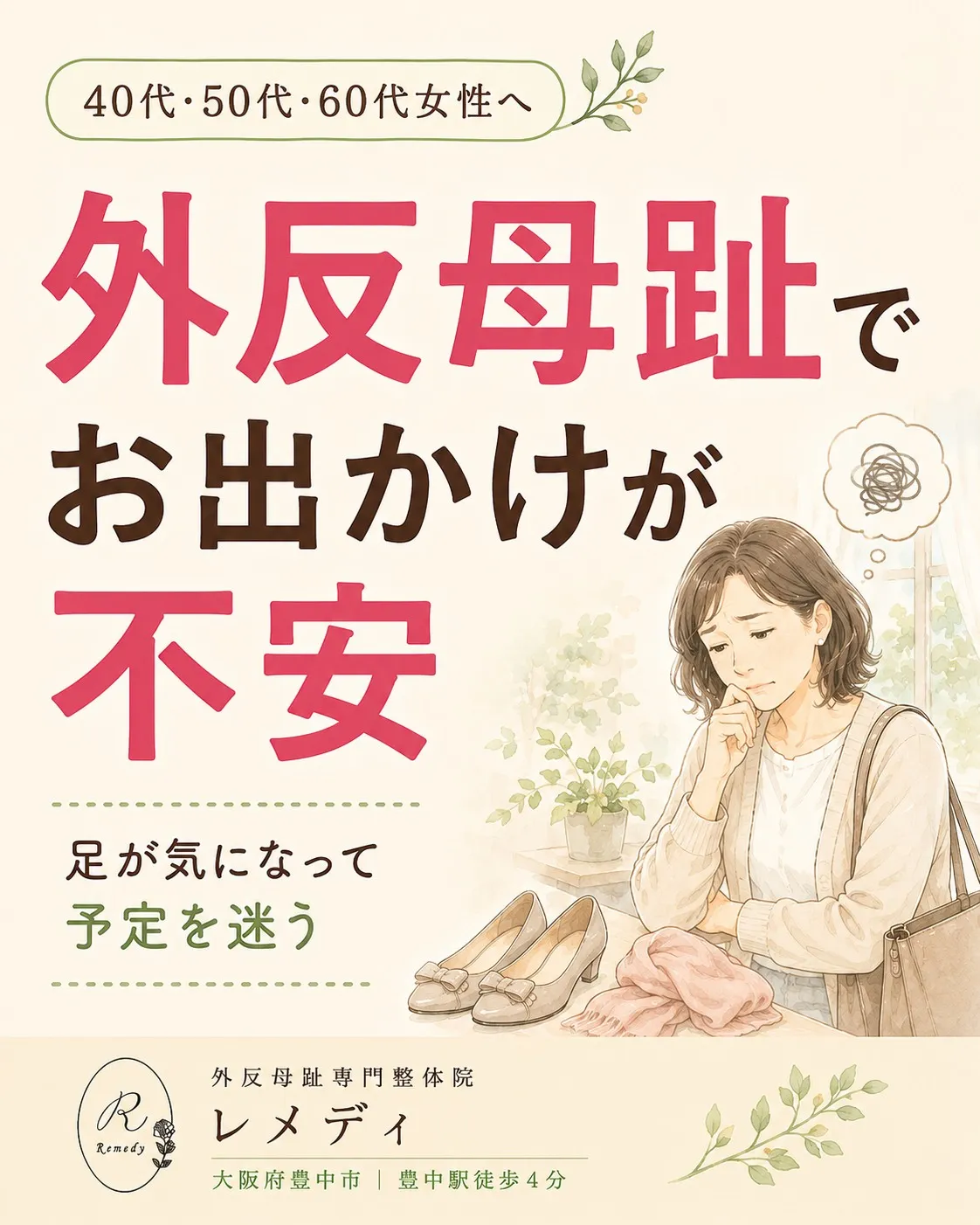お出かけの予定が入ると、