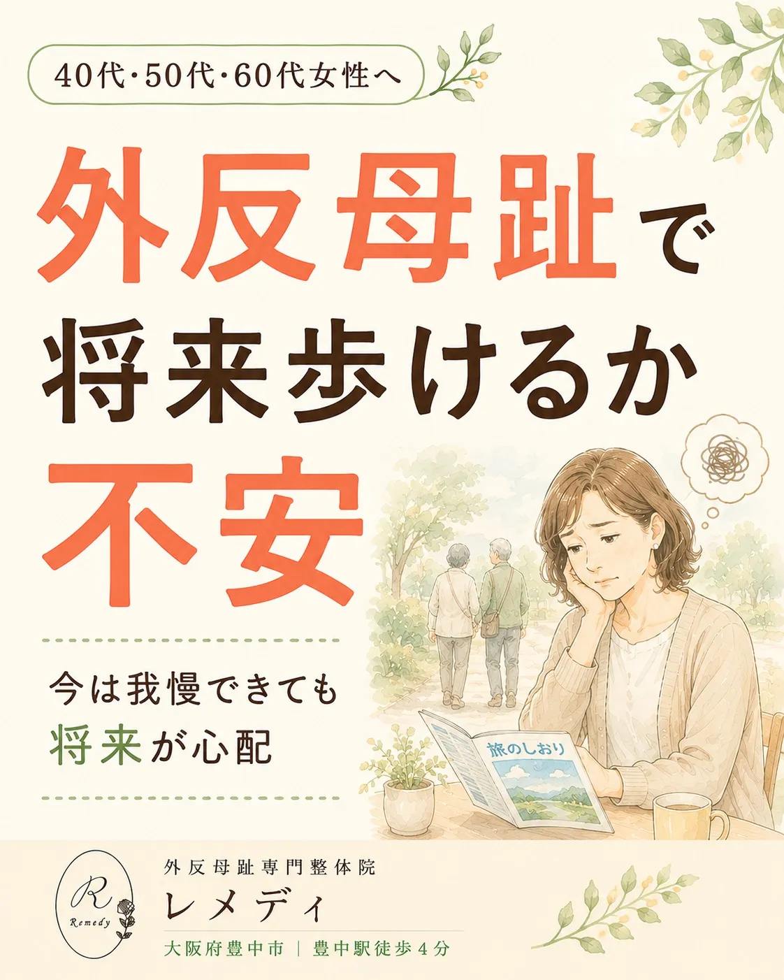 今はまだ歩ける。