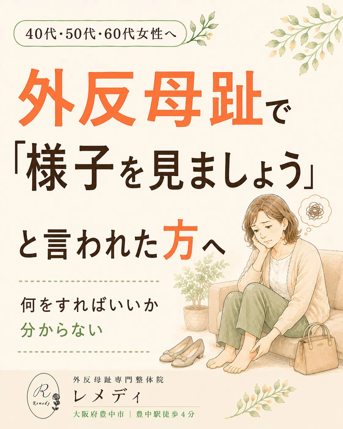 「様子を見ましょう。