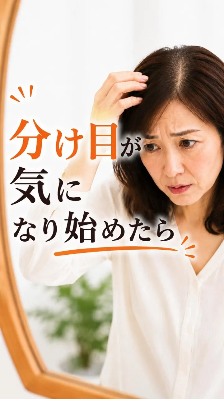 分け目が気になり始めると、